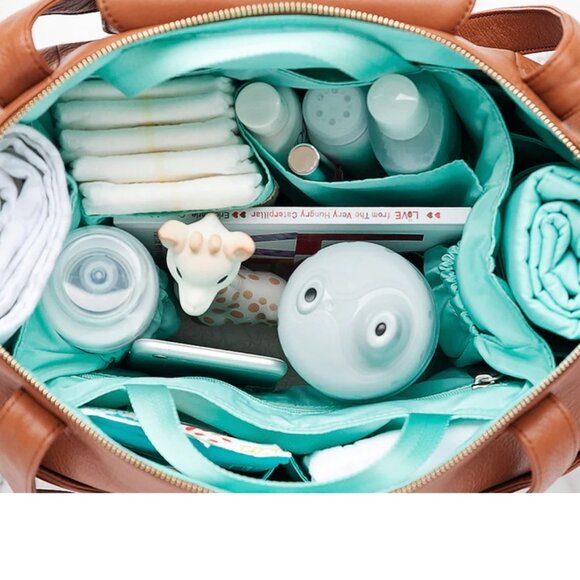 New Lily Jade Maternity Diaper Bag Madeline Baby Tote - Picture 5 of 16